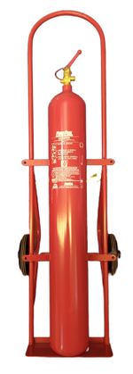 Extintor de CO2 de 10kg, referencia 310-C de Cofem. Con carro